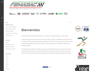 femadac.org.mx screenshot