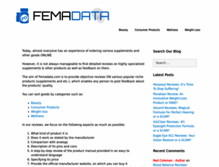 femadata.com screenshot