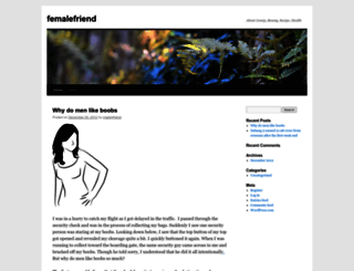 femalefriend.wordpress.com screenshot