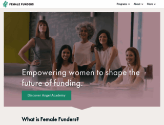femalefunders.com screenshot