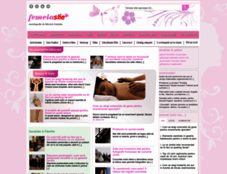 femeiastie.ro screenshot