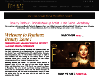 feminazbeautyzone.com screenshot
