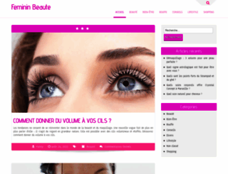 femininbeaute.com screenshot
