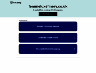 femmeluxefinery.co.uk screenshot