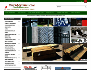fence-material.com screenshot