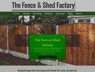 fenceandshedfactory.co.uk screenshot