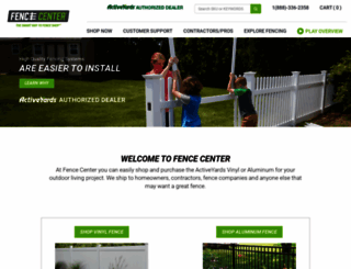 fencecenter.com screenshot