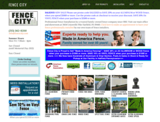 fencecity.com screenshot