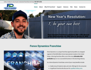 fencedynamicsfranchise.com screenshot