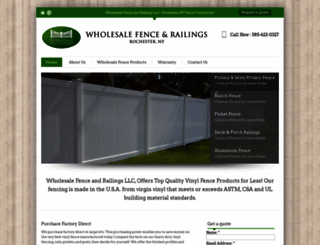fencewholesaler.com screenshot