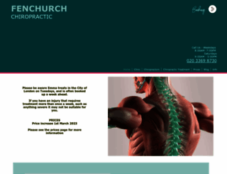 fenchurchchiro.co.uk screenshot