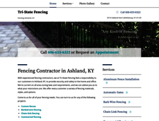 fencingcontractorsashland.com screenshot