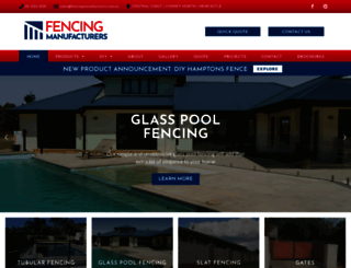 fencingmanufacturers.com.au screenshot