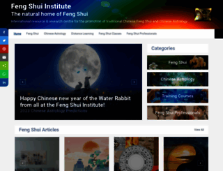 feng-shui-institute.org screenshot