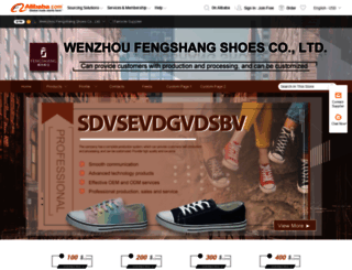fengshangshoes.en.alibaba.com screenshot