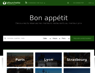fenix.lafourchette.com screenshot