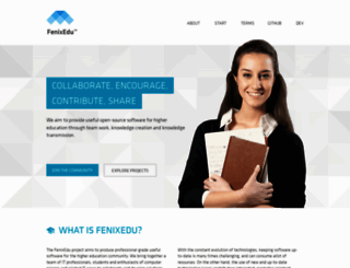 fenixedu.org screenshot