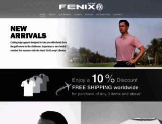 fenixgolf.com screenshot