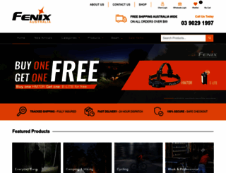 fenixlight.com.au screenshot