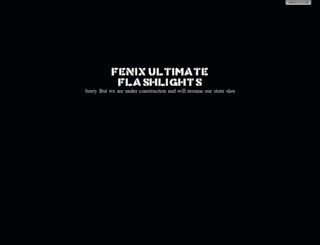 fenixultimateflashlights.com screenshot