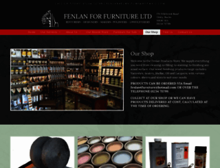 fenlanproductsstore.co.uk screenshot