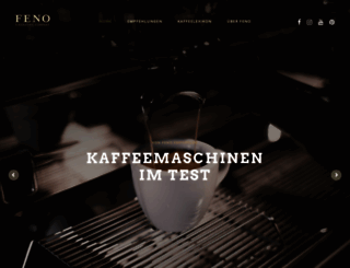 feno-kaffeewelt.de screenshot