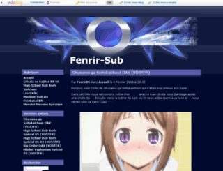 fenrir-sub.eklablog.com screenshot