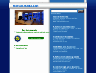 fensterscheibe.com screenshot