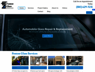 fentonglass.com screenshot