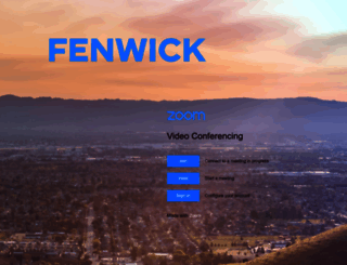 fenwick.zoom.us screenshot