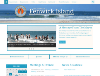fenwickisland.org screenshot