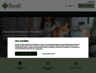 fenwold-vets.co.uk screenshot