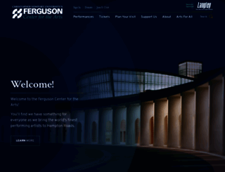 fergusoncenter.org screenshot