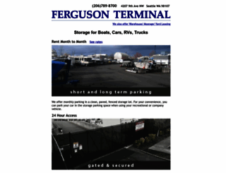 fergusonterminal.com screenshot