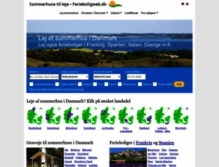 ferieboligweb.dk screenshot