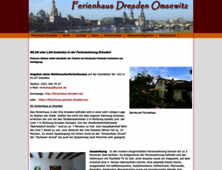 ferienhaus-dresden.net screenshot