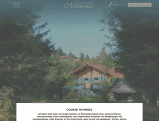 ferienhaus-mitterdorf.de screenshot
