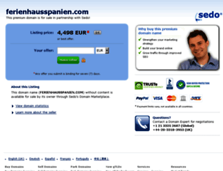 ferienhausspanien.com screenshot
