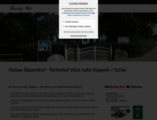 ferienhof-wick.de screenshot