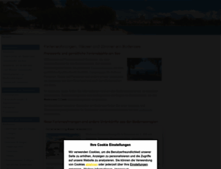 ferienunterkunft-bodensee.de screenshot