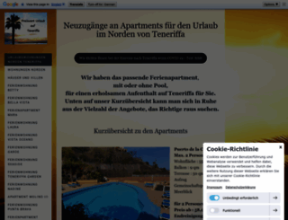 ferienwohnungen-teneriffa-nord.jimdo.com screenshot