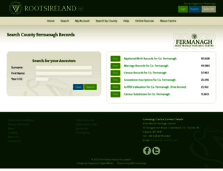 fermanagh.rootsireland.ie screenshot