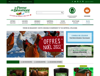 fermedebeaumont.com screenshot