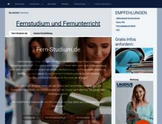 fern-studium.de screenshot
