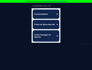 fernbankfarmstay.com screenshot