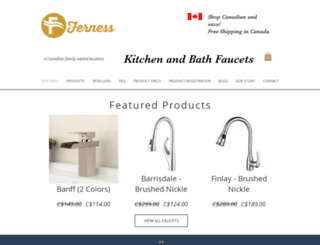 fernessfaucets.com screenshot