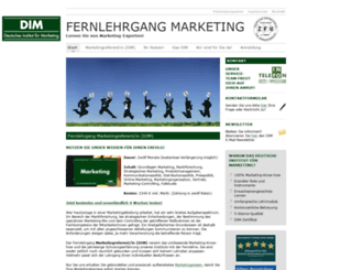 fernlehrgang-marketing.de screenshot