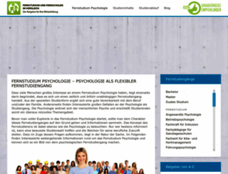 fernstudium-psychologie.com screenshot