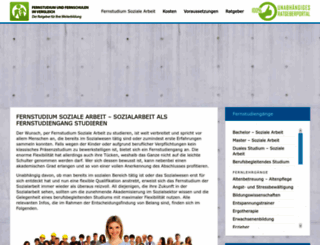 fernstudium-soziale-arbeit.de screenshot