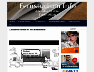 fernstudiuminfo.net screenshot